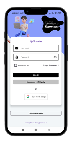 RentMates app preview